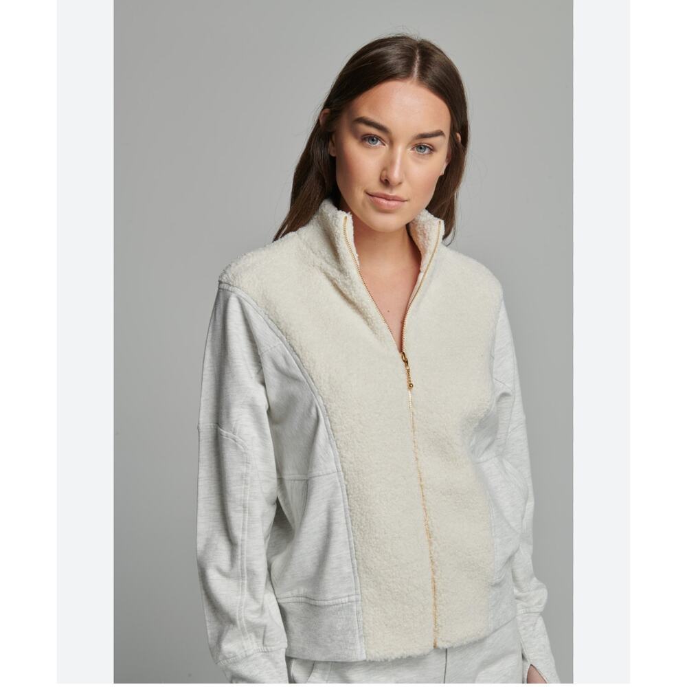 Sunday’s brand jacket, cream, color size large